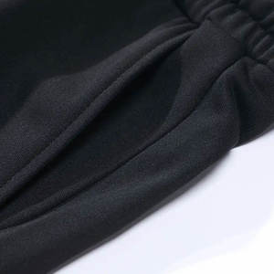 Chándal con Capucha para Hombre, Negro y Verde, Largo, Informal, con Bolsillos Laterales, Diseño Color Block, Poliéster y Algodón 2026 - Product Image 3