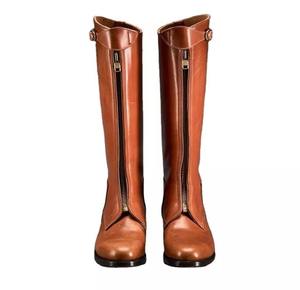 Bottes d'équitation en cuir, bottes longues d'équitation antidérapantes, ultra résistantes à l'usure, de haute qualité, personnalisables, chaussures pour chevaux 2026 - Product Image 5