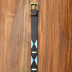 Cinturón de Polo de Cuero de Búfalo con Hilo Encerado, Hebilla de Aleación de Zinc, Acabado a Mano, Calidad Premium, Duradero, 35MM, Bordado Personalizado - Product Image 5