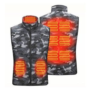 Gilet chauffant rechargeable pour homme Gillet, 12V 7.4V 5V, pour la chasse hivernale, veste matelassée camouflage, vêtements de moto - Product Image 5