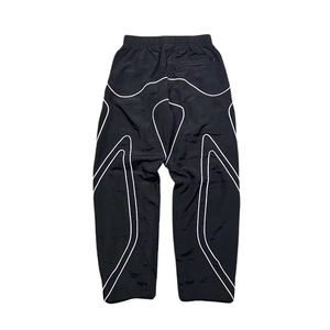 Pantalones Jogger Holgados para Hombre, Ecológicos, 100% Algodón, Transpirables, Ligeros, con Bloques de Color y Cierre de Cremallera, para Primavera - Product Image 1