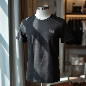 T-shirt pour homme à manches courtes et col rond, décontracté et tendance, 100% coton avec personnalisation OEM ODM - Product Image 5
