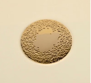 Imperial Crest Brass <b>Coaster</b> Set Handcrafted Premium Round <b>Drink</b> <b>Coasters</b> Heat Resistant Table Protector Elegant Gift - Product Image 5