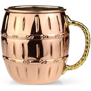 Taza de Cobre con Asa, Diseño Vintage, Ecológica - Product Image 1