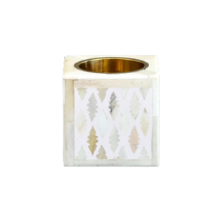 Portavelas de Hueso Incrustado de Alta Calidad con Diseño Azul Intenso, Soporte para Velas de Hueso Incrustado, Fabricación al Precio Más Bajo - Product Image 3