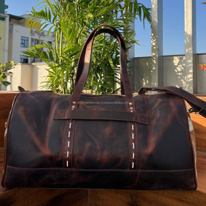 กระเป๋าหนังแท้ขนาดใหญ่สำหรับเดินทางกระเป๋าหนังใบใหญ่กระเป๋าเดินทางสไตล์โบฮีเมียนกระเป๋าแบบตะวันตกของ aztec - Product Image 4