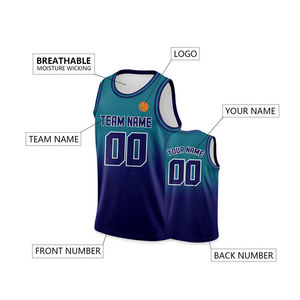 เสื้อบาสเก็ตบอล OEM ODM รับทำโลโก้ตามสั่ง พิมพ์ลายแบบ Dye Sublimation เต็มตัว ผู้ผลิตชุดกีฬาประสิทธิภาพสูง - Product Image 2