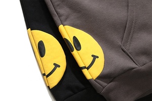 Pulls à capuche en molleton pour homme, avec impression 3D en mousse, haute qualité, OEM, coupe oversize, unisexe, logo personnalisé, collection hiver - Product Image 5