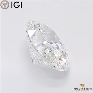 Diamant CVD de laboratoire 3,50 CT, taille ovale, couleur E, clarté VVS2, certifié IGI, élégant, conçu pour bague solitaire - Product Image 4
