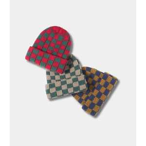 Bonnet en tricot côtelé d'automne avec écharpe en fourrure élégante Accessoire confortable - Product Image 2