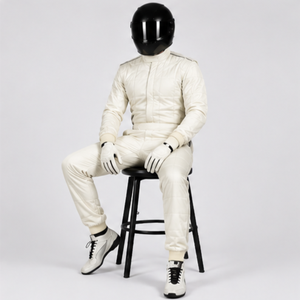 Traje de Carreras para Hombre, Blanco, Manga Larga, Ignífugo, Ligero, de Secado Rápido, para Todas las Temporadas, Personalizado para Motociclismo y Automovilismo - Product Image 6