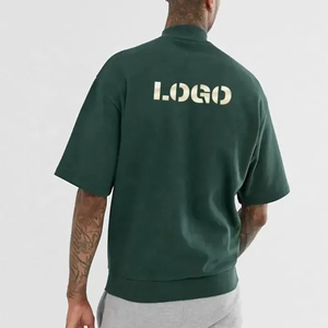 เสื้อยืดคอตตอนทรงโอเวอร์ไซส์สำหรับผู้ชาย สไตล์คลาสสิก ทรงหลวมใส่สบาย เหมาะสำหรับงานสตรีทแวร์ เสื้อเปล่าคุณภาพพรีเมียมสำหรับงานสกรีนแบรนด์ - Product Image 4