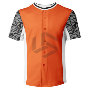 Latest Custom Low MOQ <b>Baseball</b> Jersey New Design Blue Color Digital Print <b>Baseball</b> Jersey for Sale - Product Image 5