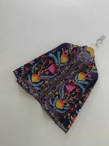 Chaqueta de invierno Vintage elegante Unisex con bordado Suzani patrón Floral terciopelo prendas de vestir exteriores relleno de algodón dirigido para estilo étnico - Product Image 3