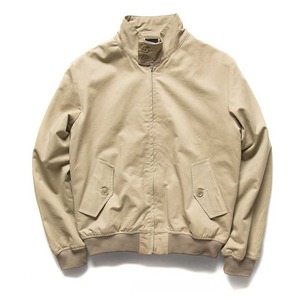 WASONS INTERNATIONAL Veste bomber à capuche coupe-vent pour homme, beige, 100% polyester, col montant, fermeture éclair, style vêtements de travail, hiver - Product Image 1