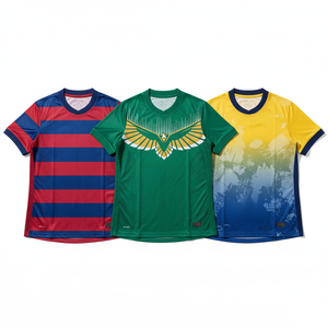 Maillot de football personnalisé pour adulte, ensemble complet respirant à manches courtes, léger, 100 % polyester, tenue de football pour homme - Product Image 6