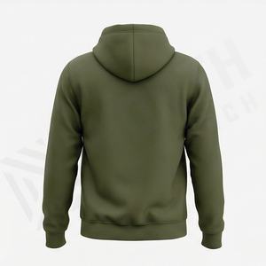 Sweat à capuche homme en coton peigné léger à manches longues, design hiver, imprimé personnalisé, couleur numérique personnalisable, confortable - Product Image 2