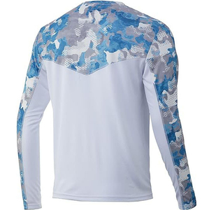 Nouveau design, protection UV UPF 50+, maillot de pêche à manches longues, respirant, séchage rapide, chemise de pêche pour hommes, vêtements de pêche - Product Image 4