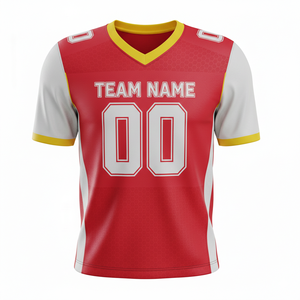 Camisetas de Fútbol Personalizadas para Adultos, Manga Corta, Transpirables, de Malla, de Secado Rápido, Antibacterianas, Opción de Talla Grande, Diseño Frontal - Product Image 5
