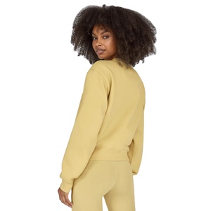 Best Sale Custom Logo Terry Crew Neck Pullover Women Plus Size Long Breathable Sweatshirt - Product Image 4