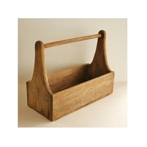 Sustainable Durable Handmade Wooden <b>Caddy</b> Storage Organizer for Dining Table Coffee Station <b>Kitchen</b> Accessories Bathroom Counter - Product Image 1
