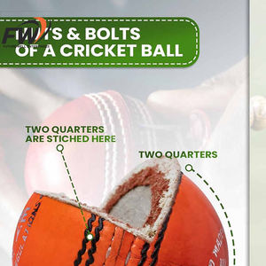 Balles de cricket personnalisées de qualité export, balles de match professionnelles, balles d'entraînement, équipement de jeu avec service personnalisé - Product Image 3