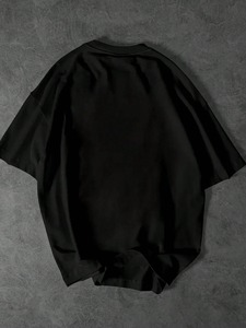 T-shirt vintage pour homme, prix bas, style unique, coupe ample, coton respirant de poids moyen, personnalisable. - Product Image 6