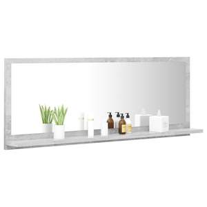 กระจกสีเทาคอนกรีต 39.4 X 4.1 X 14.6 นิ้ว กระจกห้องน้ำทำจากไม้และอะคริลิก - Product Image 4