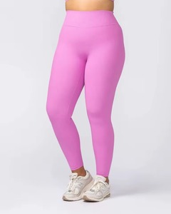 Leggings de Yoga Personalizados al por Mayor para Mujer, Cintura Alta, Transpirables, de Spandex/Poliéster, Sin Costuras, para Entrenamiento - Product Image 2