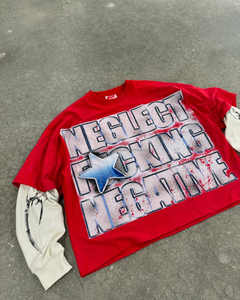 <b>Men's</b> <b>Summer</b> Vintage Wash Oversize 100% Cotton <b>T</b>-<b>Shirt</b> Double-Layer DTG Print Anti-Wrinkle Breathable Streetwear Casual Long - Product Image 1