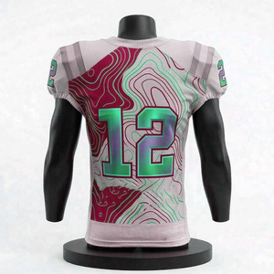 เสื้ออเมริกันฟุตบอลขายดีที่สุด สวมใส่สบาย สำหรับขาย แบบสั่งทำได้ สำหรับเด็กและผู้ใหญ่ เสื้อทีมอเมริกันฟุตบอล - Product Image 2