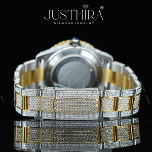 นาฬิกาควอตซ์เพชรโมอิสซาไนต์ขายดีอันดับต้นๆ สำหรับผู้หญิง แฟชั่นเครื่องประดับ กันน้ำ ของขวัญ นาฬิกา มีจำหน่ายจำนวนมาก - Product Image 5