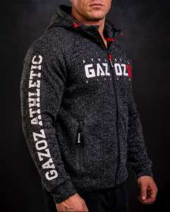 Sudadera con capucha de felpa francesa de 500 g/m² de peso pesado con cremallera, estampado DTG, estilo streetwear, cómics, lavado ácido y efecto desgastado. - Product Image 5