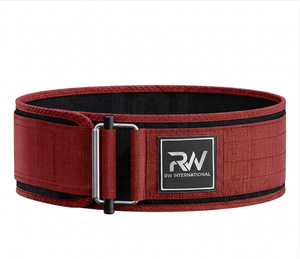 RW International <b>Weight</b> Lifting Belt Neoprene Adjustable Waist Support Buckle Closure Unisex Strength <b>Training</b> - Product Image 6