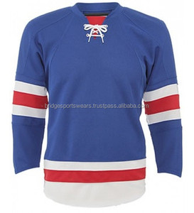 Custom Ice Hockey Jersey Team Logo Sublimation Print Polyester Breathable Stretch Team Wear - Product Image 5