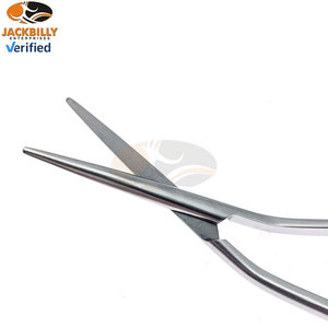กรรไกรตัดจมูก JACKBILLY Heymann สำหรับหู คอ จมูก ทำจากเหล็กกล้าไร้สนิม เครื่องมือผ่าตัดสำหรับการผ่าตัดหู คอ จมูกอย่างแม่นยำ ใบมีดคม ออกแบบตามหลักสรีรศาสตร์ ใช้งานง่าย ได้รับมาตรฐาน CE - Product Image 5