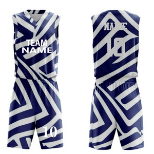 Uniforme de Baloncesto Personalizado con Nombre de Equipo y Logotipos Personalizados, Impresión Sublimada, Tejido Transpirable 100% Poliéster - Product Image 1