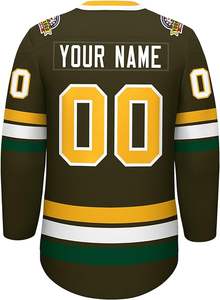 Jersey de hockey sobre hielo de diseño personalizado de alta calidad para hombres adultos, ropa deportiva, diseños bordados por sublimación, jersey de hockey sobre hielo - Product Image 6