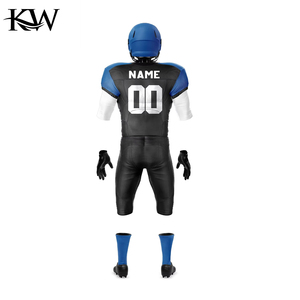 Ensemble de maillot et pantalon de football américain professionnel personnalisé, respirant, léger, durable, vêtements de sport, logo OEM sublimé - Product Image 2