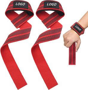 สายรัดยกน้ำหนักแบบยูนิเซ็กซ์จาก First Fitness Industries พร้อมแผ่นรองนีโอพรีน สายรัดข้อมือระบายอากาศได้ดี ปรับขนาดได้ด้วยตัวล็อคแบบตะขอและห่วง - Product Image 1