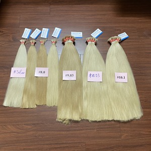 Produit le plus vendu : Cheveux humains vietnamiens en vrac, colorés, naturellement lisses, super soyeux et doux - Product Image 1