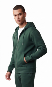 <b>Men</b> Casual Wear Zipper Hoodie <b>Long</b> <b>Sleeve</b> Hooded Zipper <b>Top</b> <b>Men</b> Winter Wear Side Pockets Hoodies 100% Cotton <b>Men</b> Zip-Up Hoodies - Product Image 3