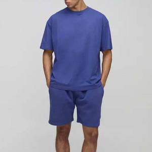 Conjunto Deportivo de Secado Rápido, 100% Algodón, Tallas Grandes, Personalizable con su Propio Logotipo, Camiseta y Pantalones Cortos para Hombre - Product Image 4