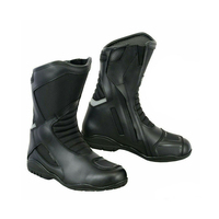 Chaussures de moto en cuir pour l'hiver, course, motocross, grande taille, personnalisées, unisexes, ignifuges, respirantes, haute qualité