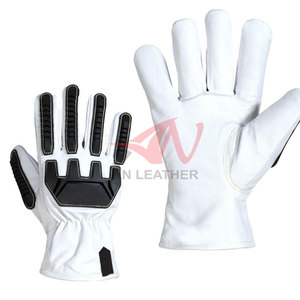 Gants de protection en cuir TPR de qualité supérieure, résistants et confortables, avec protection anti-chocs et respirabilité. - Product Image 5
