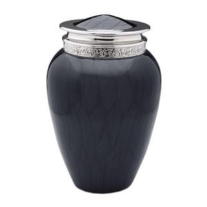 Fabricante de alta calidad Diseño decorativo Metal Latón Flor y pájaro Diseño grabado Urna de cremación para cenizas humanas - Product Image 3