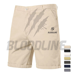 Pantalones Cortos Deportivos Casuales para Hombre Bloodline, Negros, de Cintura Media, Secado Rápido, con Logotipo Frontal - Product Image 3