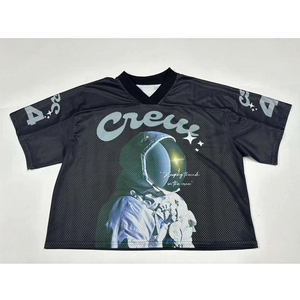 Nuevo Diseño 2025, Camiseta Deportiva Sublimada con Cuello en V para Hombre, Estilo Retro de Fútbol Americano, Camisetas de Fútbol de Francia - Product Image 6