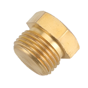 Conector de Cabeza Hexagonal de Latón de Alta Resistencia con Rosca para Aplicaciones de Sellado de Tuberías Industriales - Product Image 1