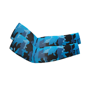 Manchons de compression athlétiques imprimés sur mesure, protection UV, motif camouflage baseball, protège-bras sportifs, protection solaire - Product Image 4